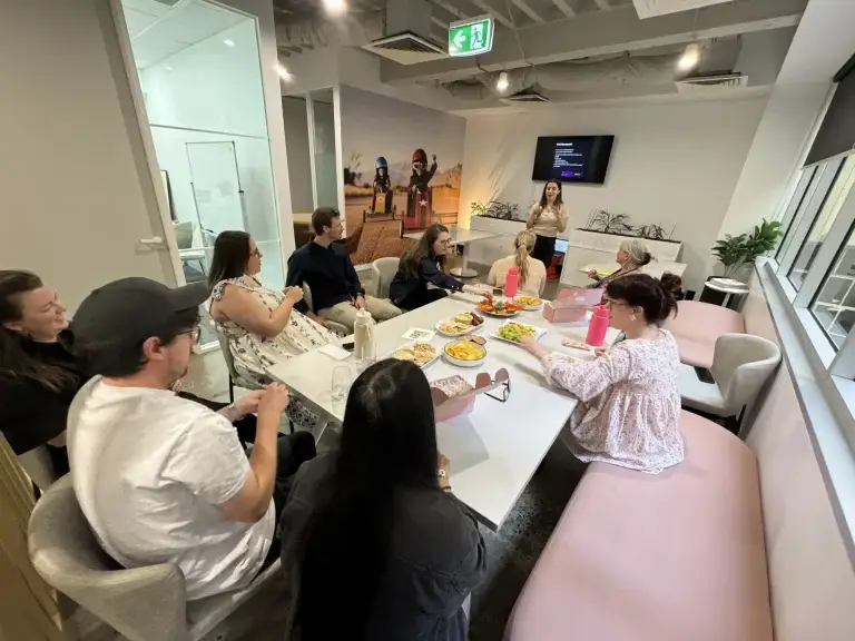 We celebrate together - the wins and the life milestones. From birthdays to wedding showers, this one was a baby shower!