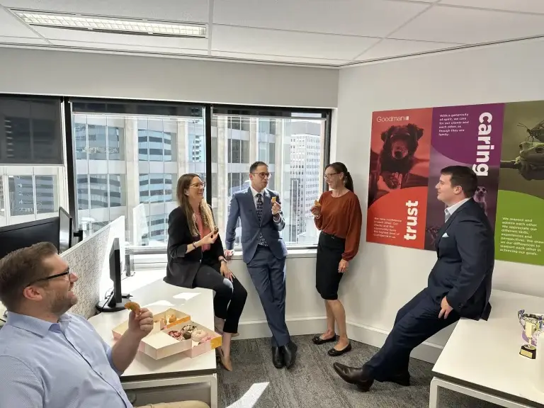 Friday donuts in the office to celebrate a special occasion